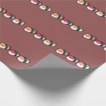 Nigiri som slår in papper