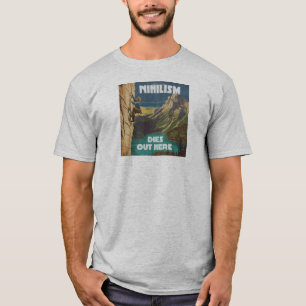 Nihilism dör ut här i Sten under klimatet T Shirt