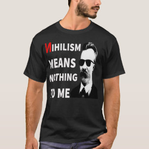 Nihilism Elak ingenting för mig Lustigt anti-Nihil T Shirt