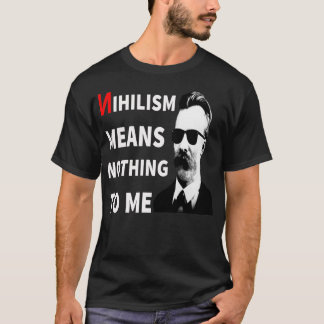Nihilism Elak ingenting för mig Lustigt anti-Nihil T Shirt