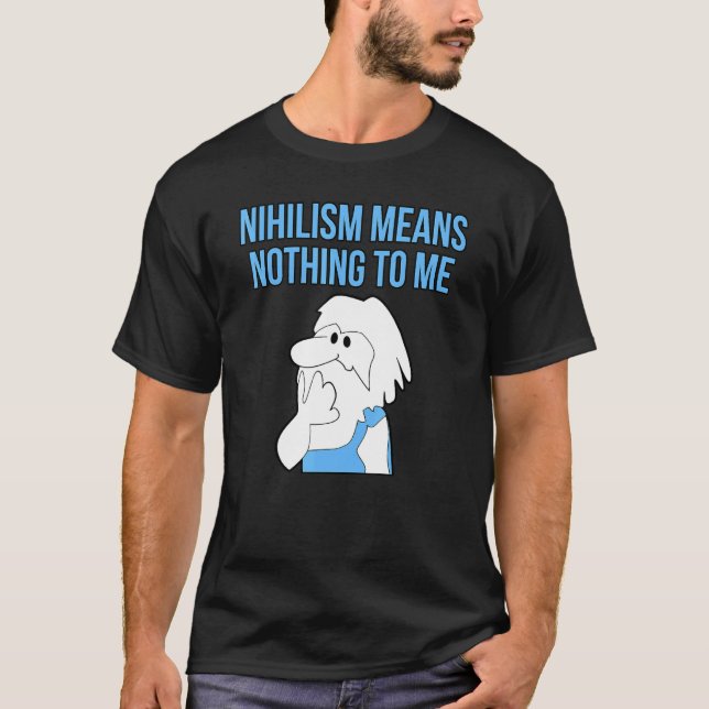 Nihilism Elak ingenting för mig Wi-Fi Thinker Wi T Shirt (Framsida)