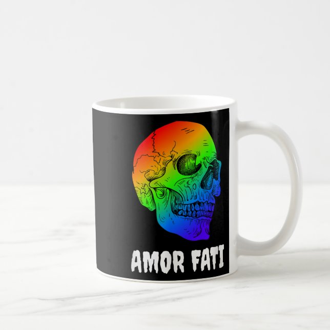 Nihilism Nietzsche Quote Philosopher Stoicism Amor Kaffemugg (Höger)