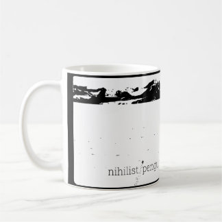 Nihilistisk pingvin kaffemugg