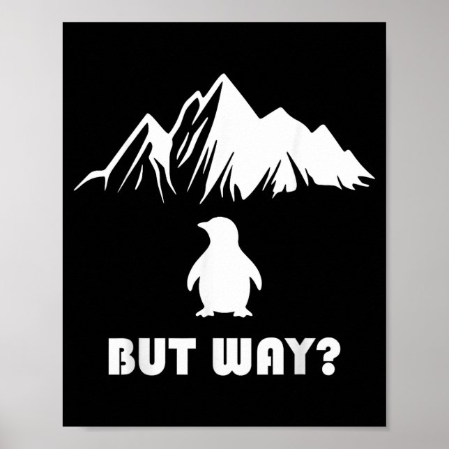 Nihilistisk pingvin-meme - men varför _  poster (Framsidan)