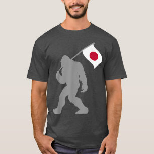 Nihon eller japansk Flagga på Japan Flagga T Shirt