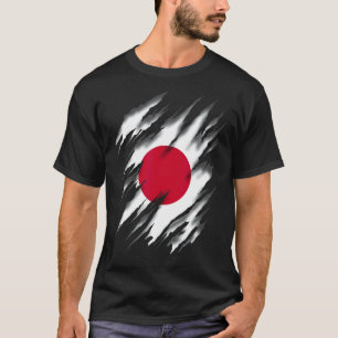 Nihon Koku Nippon Koku Japanskt Flagga Japan T Shirt