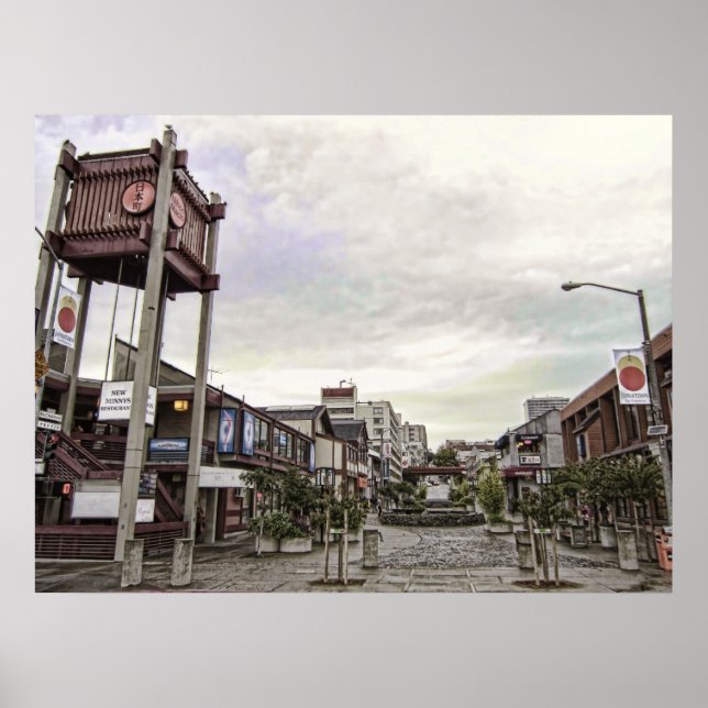 NIHON MACHI - JAPAN TOWN - SAN FRANCISCO POSTER (Framsidan)