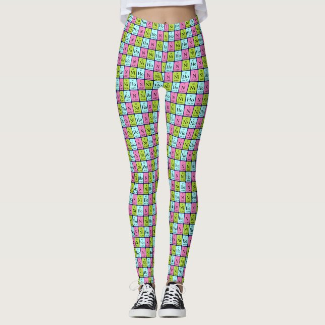 Nihon Periodiska bord patriotiska legeringar 1 Leggings (Framsida)