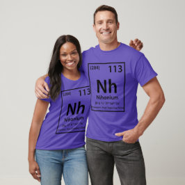 Nihonium Inslag (svart) T Shirt