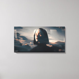 Niji Surreal Art: Hooded Enigma Canvastryck