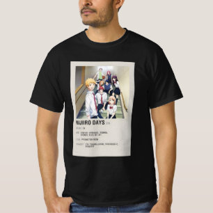 " Nijiiro Days (regnbågsdagar) Minimalist Anime Po T Shirt