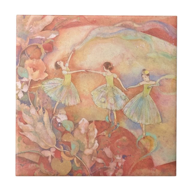 Nijino-Odori: A Rainbow Dance Kakelplatta (Framsidan)