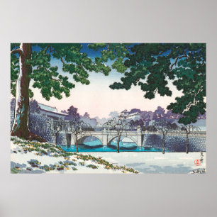 Nijubashi Bridge av Tsuchiya Koitsu Poster