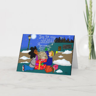 Nik & Mike-julkort Helgkort