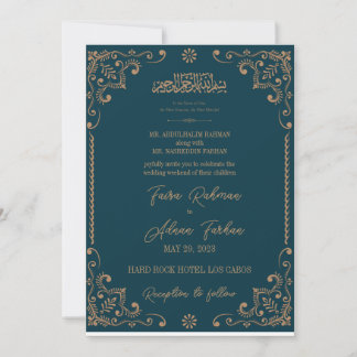 nikah-inbjudan, muslimsk inbjudan