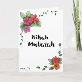 Nikah Mubarak Simple Kort