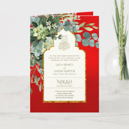 Nikah Walimah Wedding Programme OSA Kort