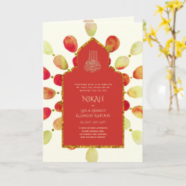 Nikah Walimah Wedding Programme OSA Kort