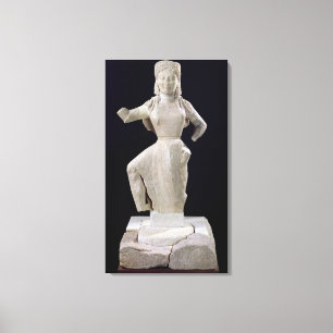Nike från Delos, c.550 BC Canvastryck
