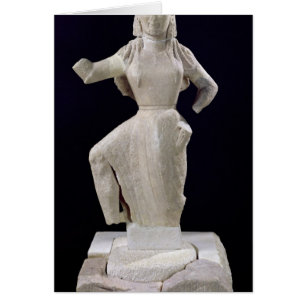 Nike, från Delos, c.550 BC Hälsningskort