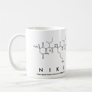 Niki peptide namn mugg