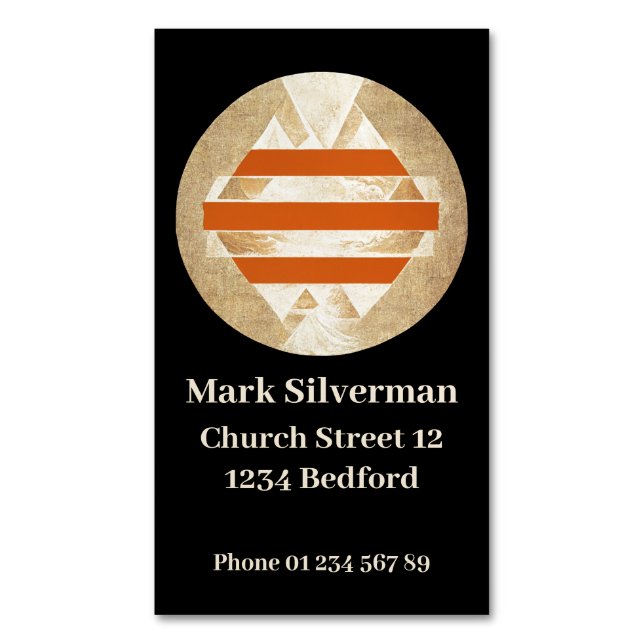 Nikias Logo Magnetiska Visitkort (Framsida vertikal)