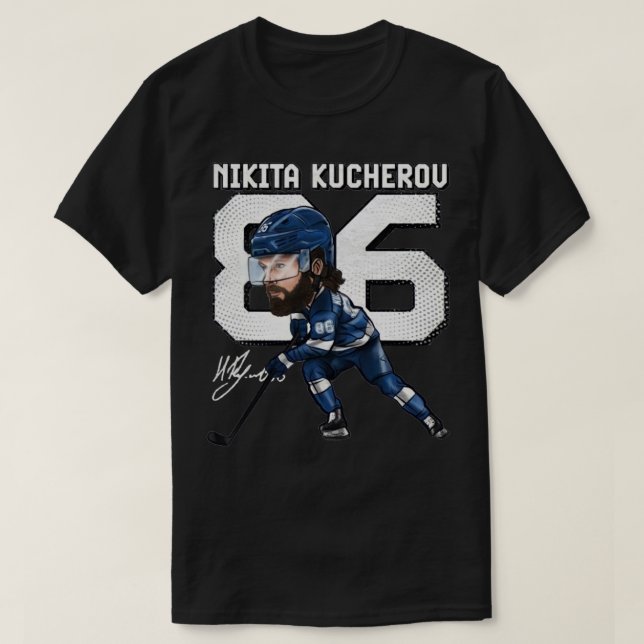 Nikita Kucherov tecknad Essential T-Shirt (Design framsida)