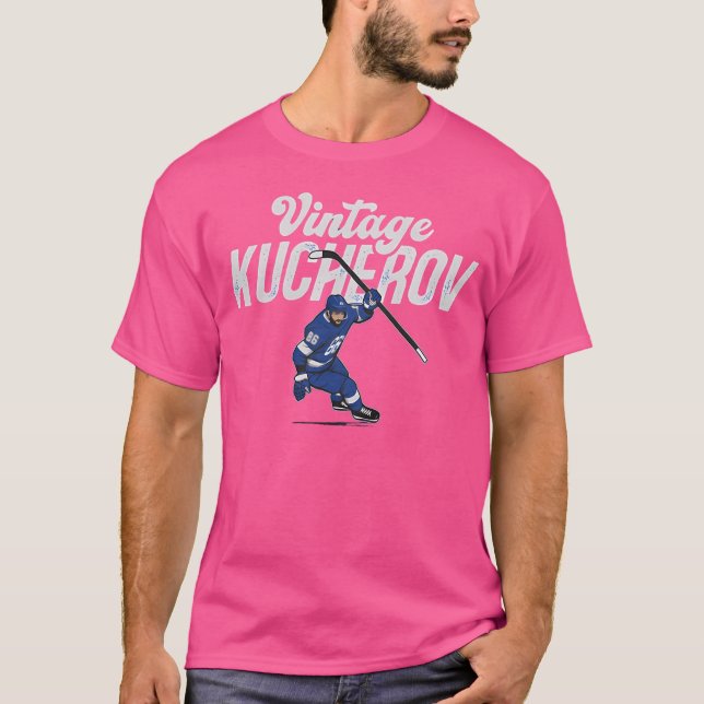 Nikita Kucherov Vintage T Shirt (Framsida)