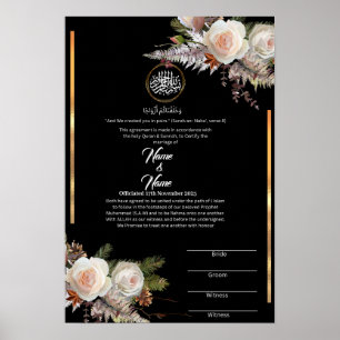 Nikkah-certifikat Poster