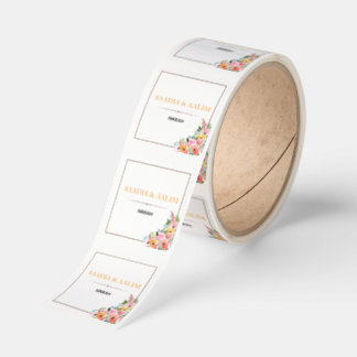 NIKKAH-dekaler, PERSONALISERADE NIKKAH-presenter Fyrkantigt Klistermärke