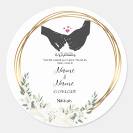 Nikkah-gavor klistermärken