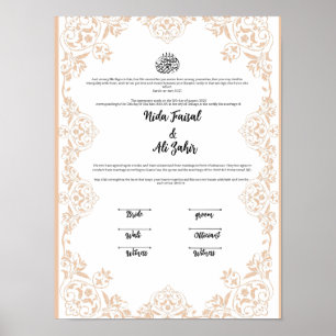 NIKKAH-KONTRAKT POSTER