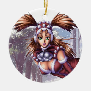 Nikki - Animejul Julgransprydnad Keramik