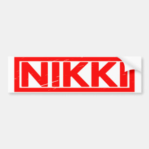 Nikki Frimärke Bildekal