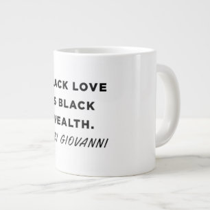 Nikki Giovanni Kärlek Quote Mugg Jumbo Mugg