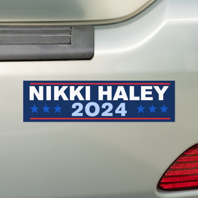 Nikki Haley 2024 Bildekal (På Bil)