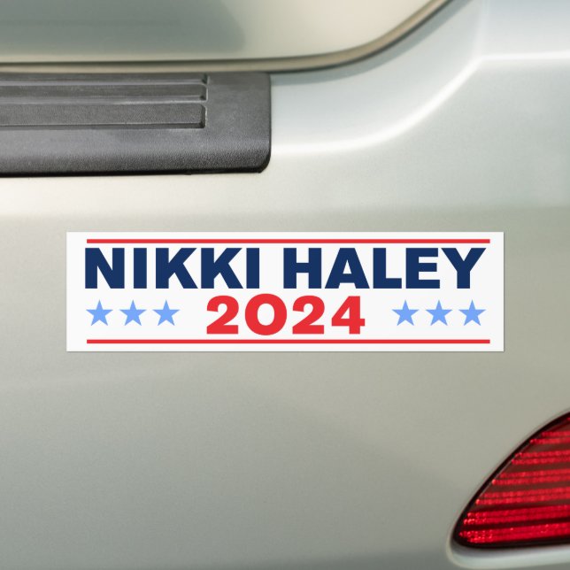 Nikki Haley 2024 Bildekal (På Bil)