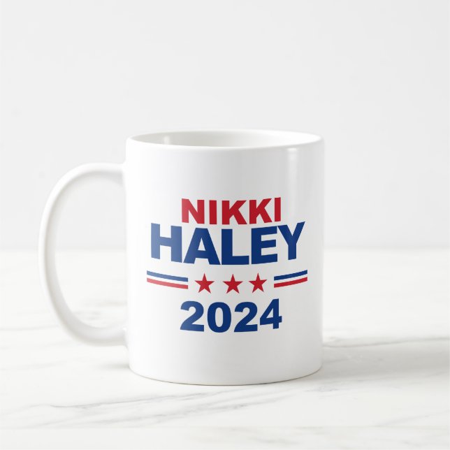 Nikki Haley 2024 Kaffemugg (Vänster)
