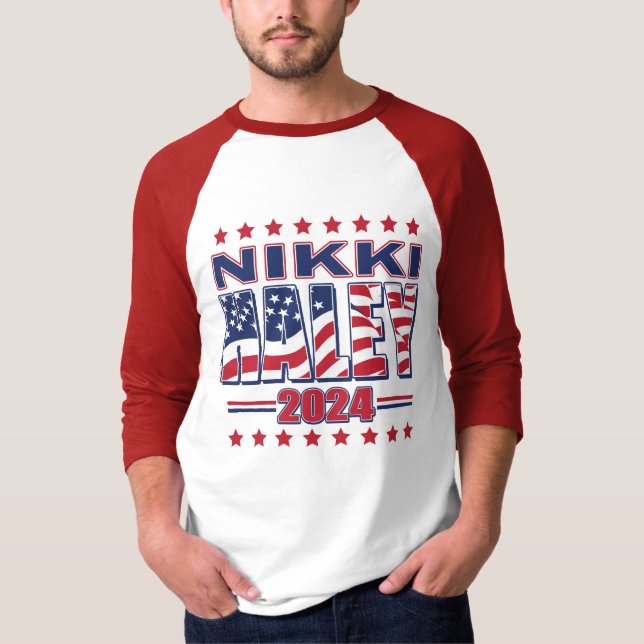 Nikki Haley 2024 T Shirt (Framsida)