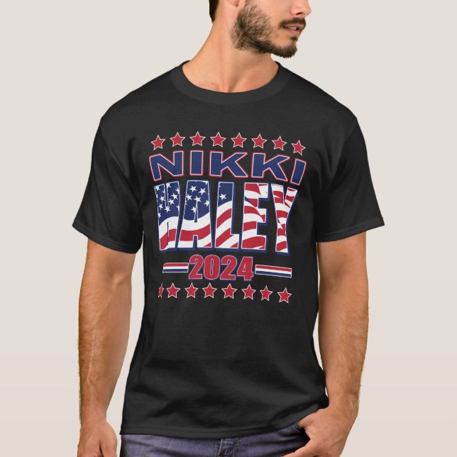 Nikki Haley 2024 T Shirt (Framsida)