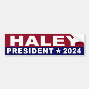 Nikki Haley för president 2024 Bildekal