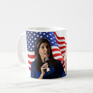 Nikki Haley för president 2024 Kaffemugg