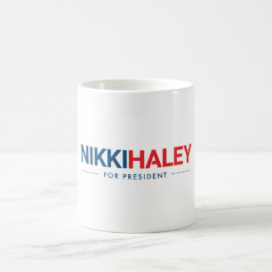 Nikki Haley för president 2024 Kaffemugg