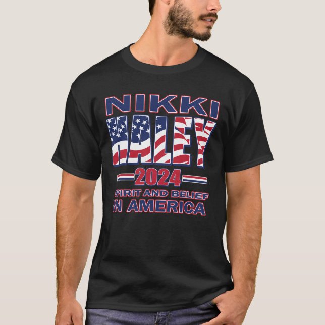 Nikki Haley för president 2024 T Shirt (Framsida)