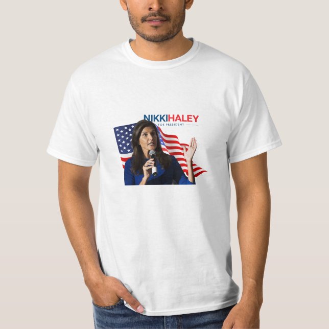 Nikki Haley för president 2024 T Shirt (Framsida)