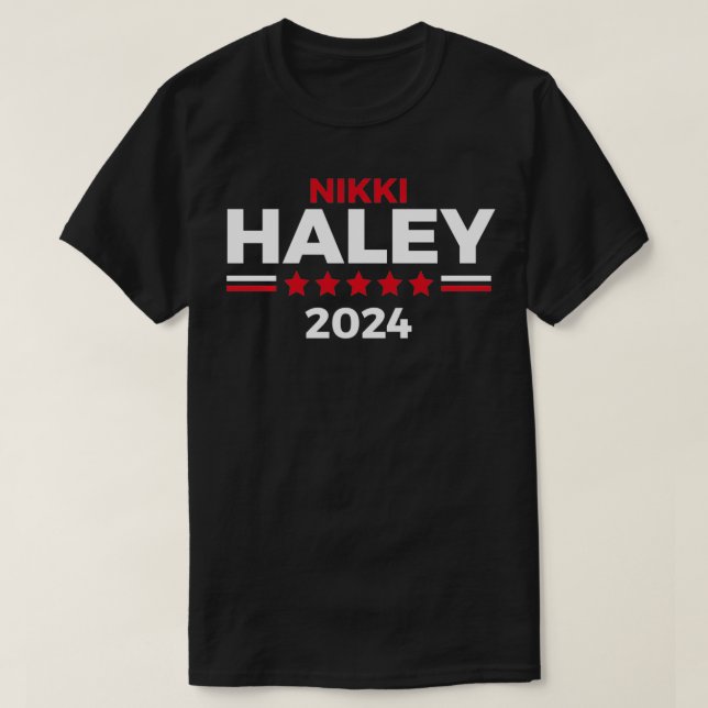 Nikki Haley President för president 2024 T Shirt (Design framsida)