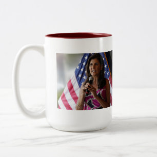 Nikki Haley Spara America Två-Tonad Mugg