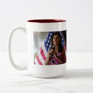 Nikki Haley Spara America Två-Tonad Mugg
