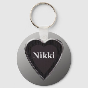 Nikki Hjärtnyckelring by 369MyName Nyckelring