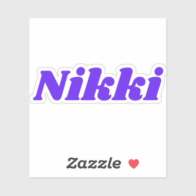 Nikki Klistermärken (Ark)